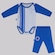 Conjunto do Cruzeiro Futfanatics Jogo Infantil BRANCO