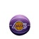Mini Bola de Basquete Wilson NBA Drib LA Lakers ROXO/AMARELO