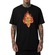 Camiseta Masculino MCD Caveira Em Chamas PRETO