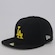 Boné New Unissex Era MLB Los Angeles Dodgers 5950 Aba Reta PRETO