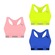Kit Feminino Top Puma Nadador sem Costura - 3 Unidades ROSA/VERDE