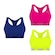 Kit Feminino Top Puma Nadador sem Costura - 3 Unidades AZUL/ROSA