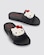 Chinelo Grendene Hello Kitty Mania Kids Slide Infantil PRETO/BRANCO