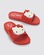 Chinelo Grendene Hello Kitty Mania Kids Slide Infantil VERMELHO/BRANCO