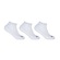 Kit Meia Cano Curto Hoahi com 3 Pares Adulto BRANCO