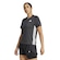 Camiseta Adidas MC Train Essentials 3 Stripes Feminino PRETO/BRANCO