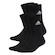 Kit Meia Cano Alto Adidas Sportswear 6 Pares Adulto PRETO/BRANCO