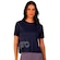 Camiseta Alto Giro Abertura Unilateral Feminina PRETO