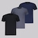 Kit 03 Camisetas Masculina Four All Prime PRETO