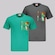 Kit 2 Camisetas Masculina Kappa Glenn Graphik CINZA