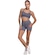 Conjunto Top Alça Fina sem Bojo e Short Suplex Vekyo Feminino CINZA