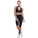 Conjunto Top bojo e Bermuda Ciclista Vekyo Feminino PRETO