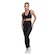 Conjunto Top bojo Costa Cruzada e Calça Suplex Vekyo Feminino PRETO