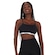 Top Alto Giro Vital Feminino PRETO/BRANCO