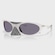 Óculos de Sol Unissex Oakley Plantaris Matte Vapor Prizm Grey BRANCO