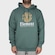 Blusão de Moletom Masculino Element Fechado Vertical Colors PRETO