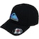 Boné Adulto Quiksilver Soft Hologram Aba Curva PRETO