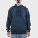 Blusão de Moletom Masculino Hang Loose Squared Logo AZUL ESCURO