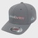 Boné Adulto Quiksilver Gradient Type New Wave Aba Curva CINZA