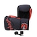 Luva de Boxe/Muay Thai Naja Extreme + Bandagem Extra - Adulto PRETO/VERMELHO