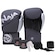 Luva de Boxe/Muay Thai Naja Extreme + Bandagem Extra - Adulto PRETO/PRATA