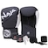 Luva de Boxe/Muay Thai Naja Extreme + Bandagem Extra - Adulto PRETO/BRANCO