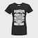 Camiseta Feminina Surf Center Santos Nascer, Viver e No Santos Morrer PRETO