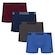Cueca Boxer Puma Sem Custura - 4 Unidades - Masculina VINHO