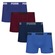 Cueca Boxer Puma Sem Custura - 4 Unidades - Masculina AZUL