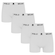 Cueca Boxer Polo Wear - 4 Unidades - Masculina BRANCO