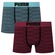 Cueca Boxer Puma Sem Costura - 2 Unidades - Masculina VERMELHO