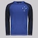 Camisa do Cruzeiro Manga Longa Laçado Masculina AZUL
