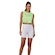 Camiseta Regata Feminina Alto Giro Cropped Mesh VERDE CLA/CINZA CLA