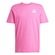 Camiseta Masculina adidas Gráfica Lounge Embroidery ROSA