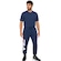 Calça Moletom Masculina Fila Bascia Letter AZUL ESCURO