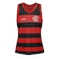 Camisa Flamengo Regata Braziline Nos Rubro-Negro Feminina VERMELHO/PRETO