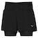 Shorts Mizuno Trail ER 2in1 Corrida Feminino PRETO