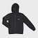 Blusão de Moletom Infantil Mizuno com Capuz Zipper PRETO