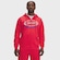 Blusão de Moletom Masculino Under Armour com Capuz Project Rock Icon Fleece VERMELHO