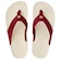 Chinelo Masculino Kenner Nk6 Pro VERMELHO/BRANCO
