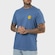 Camiseta Okdok Artistic Drinking Beer Masculina AZUL