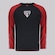 Camisa do São Paulo Manga Longa Laçado Masculina PRETO