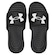 Chinelo Under Armour Ansa Light Slide Masculino PRETO/BRANCO