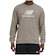 Blusão de Moletom New Balance Essentials NB Masculino MARROM CLARO/BRANCO