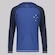 Camisa do Cruzeiro Manga Longa Laçado Braziline Infantil AZUL