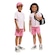 Conjunto Adidas Big Logo Infantil ROSA