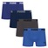Kit 4 Cuecas Puma Boxer Sem Custura Masculina AZUL