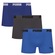 Kit 3 Cuecas Puma Boxer Sem Custura Masculina AZUL
