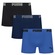 Kit 3 Cuecas Puma Boxer Sem Custura Masculina AZUL