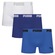Kit 3 Cuecas Puma Boxer Sem Custura Masculina AZUL